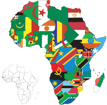Carte de l'Afrique